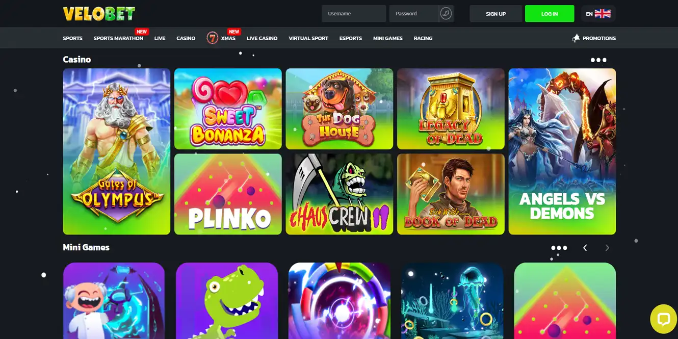 velobet casino games by casinos club